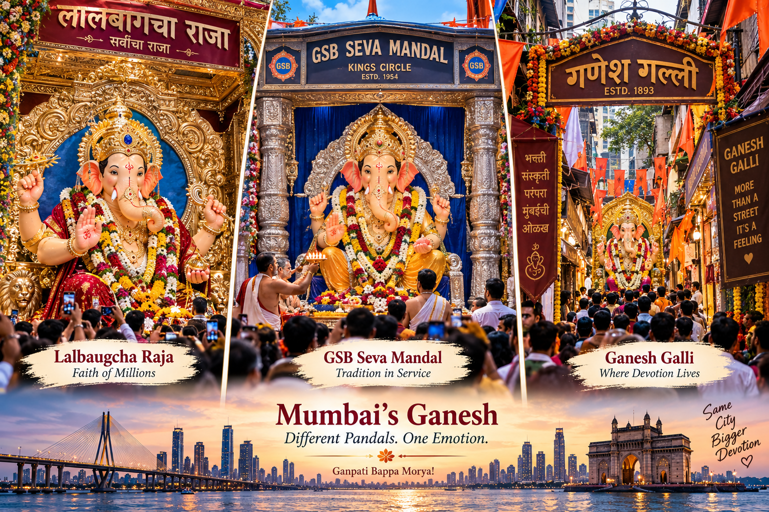 Famous Ganesh Mandals in Mumbai