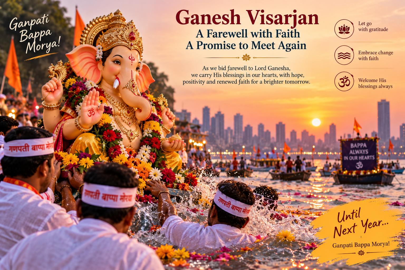 Ganesh Visarjan on Anant Chaturdashi