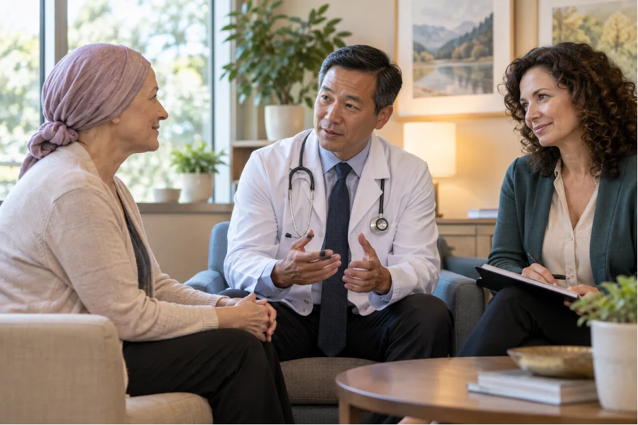 Meditation as part of coordinated supportive care