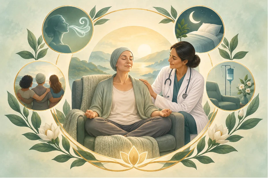 Meditation as supportive care alongside oncology treatment