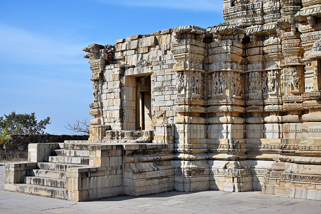 Carved stone Adbhutnath temple inside Chittorgarh Fort