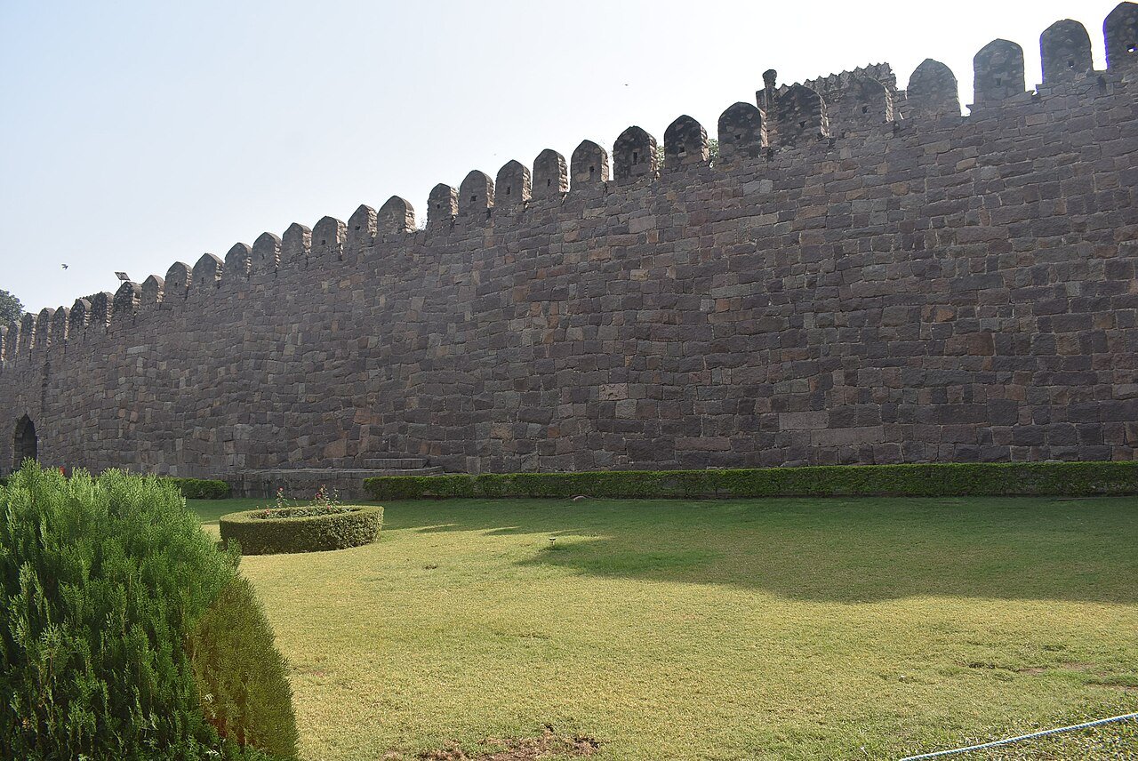 Outer wall of Golconda Fort