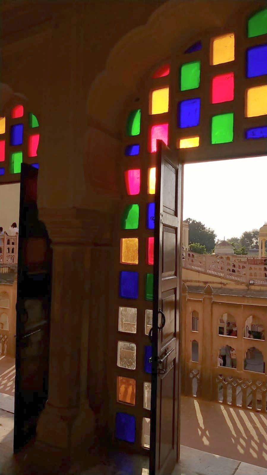 A passage inside the Hawa Mahal in Jaipur