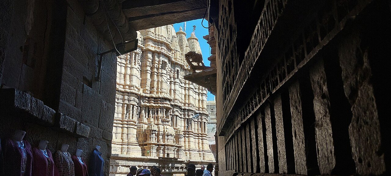 Stone passage inside Jaisalmer Fort