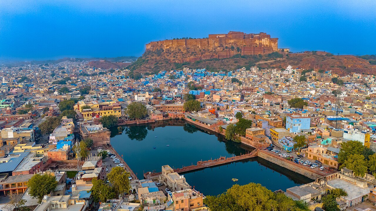 Jodhpur's blue houses seen from Mehrangarh Fort
