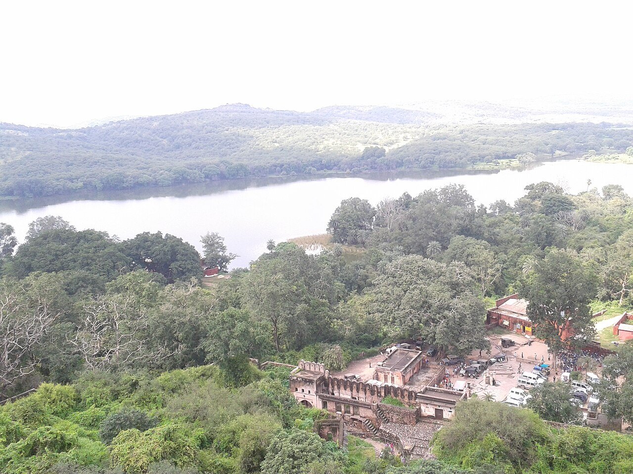 Padma Talab seen from Ranthambore Fort