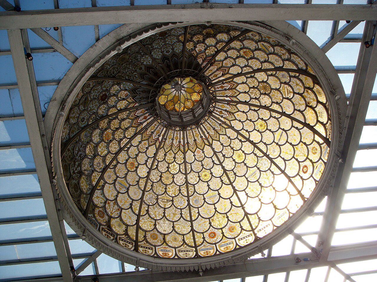 The viewing balcony at Taj Falaknuma Palace